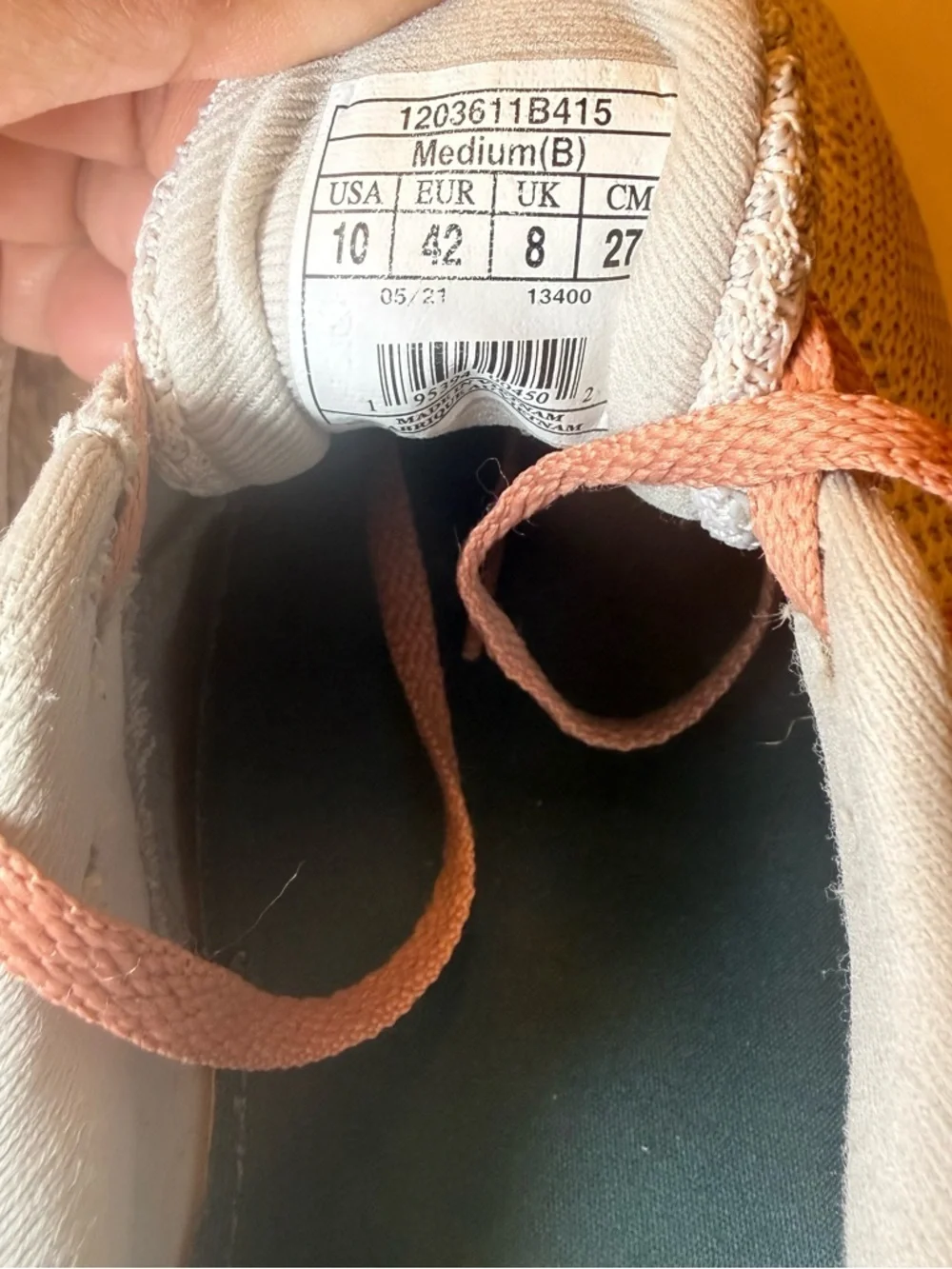 Brooks Women's Running Sneakers in Light Pink and Tan Accents